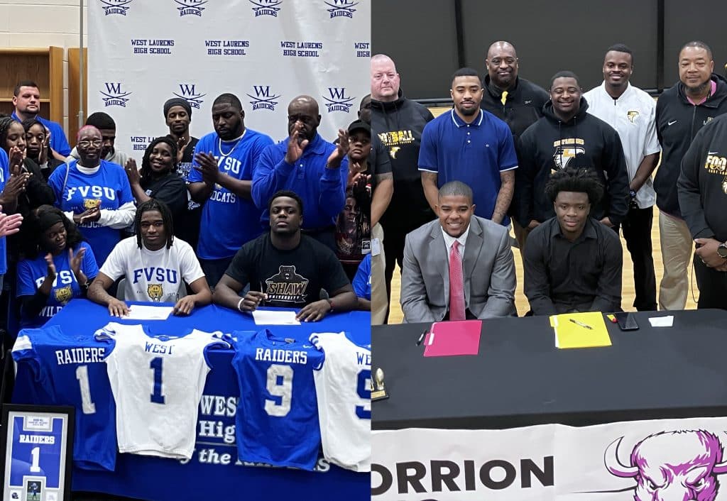 National Signing Day: East Laurens’ King and Jackson, West’s Hill and E.C.G. celebrate college football commitments