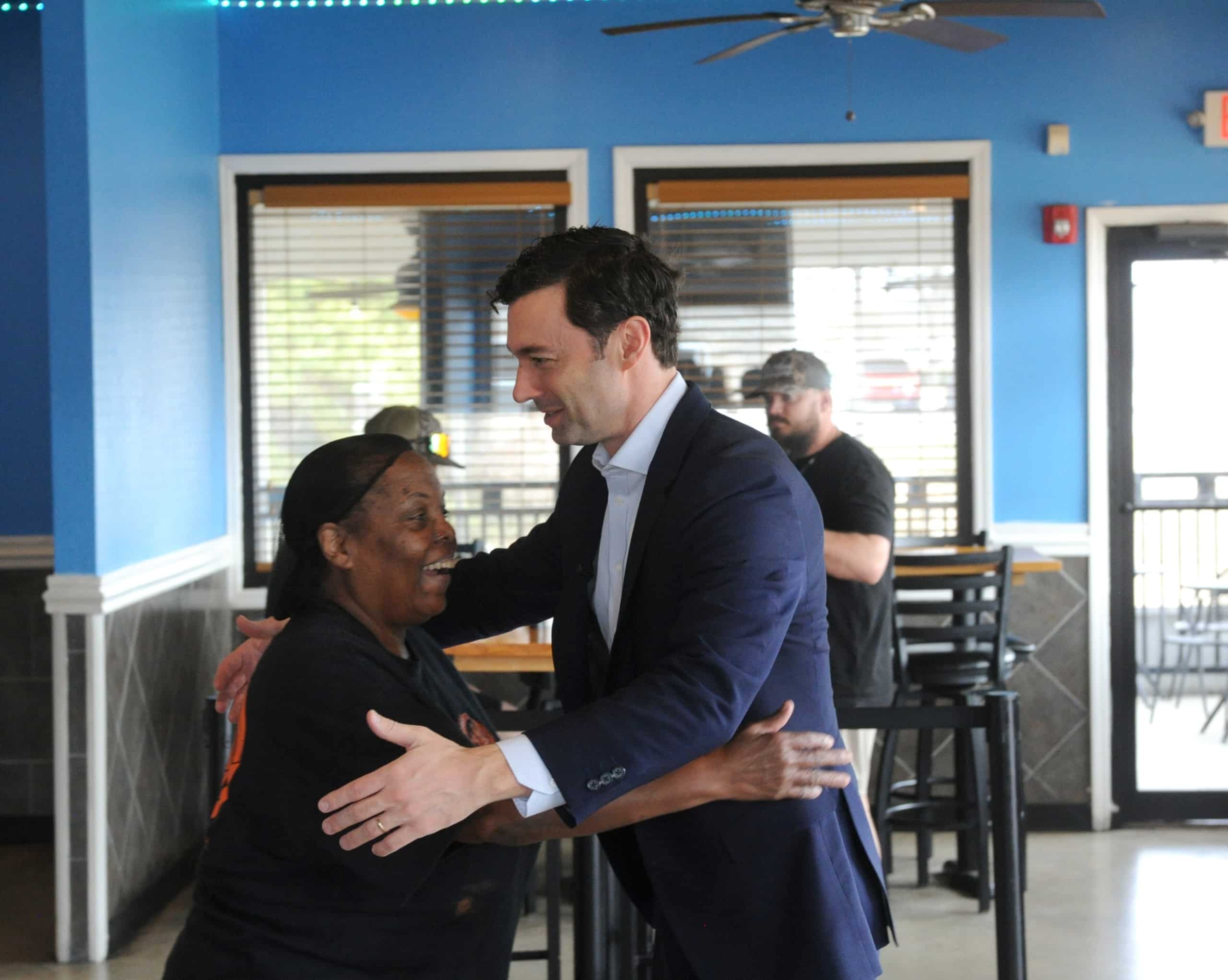 Ossoff visits Dublin on campaign swing through Georgia